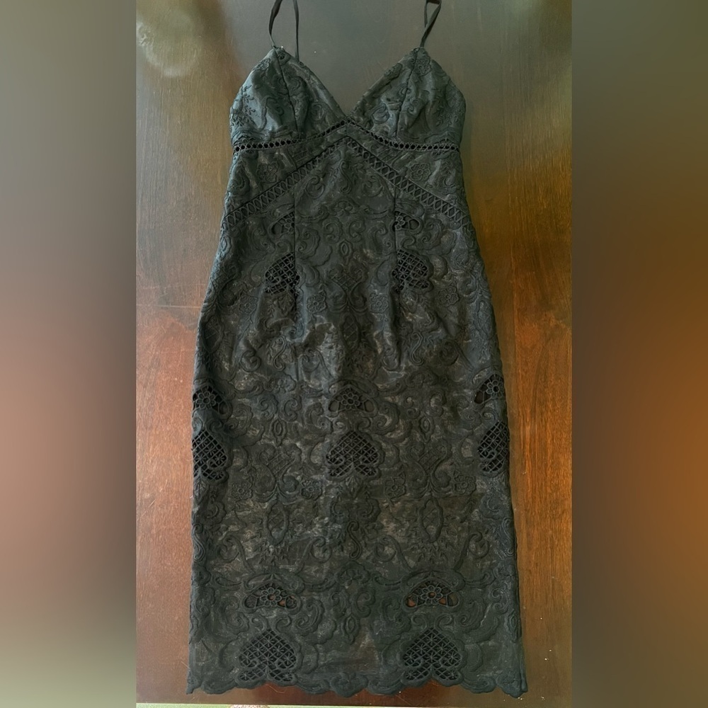Bardot Black Lace Dress size 4